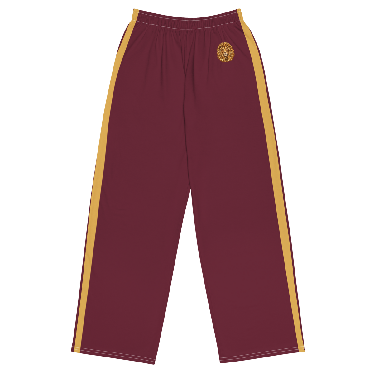 After Midnight Men’s Wide-Leg Lounge Pants — Maroon