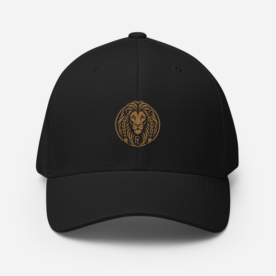 The Crown Fitted — Luxury Embroidered Cap