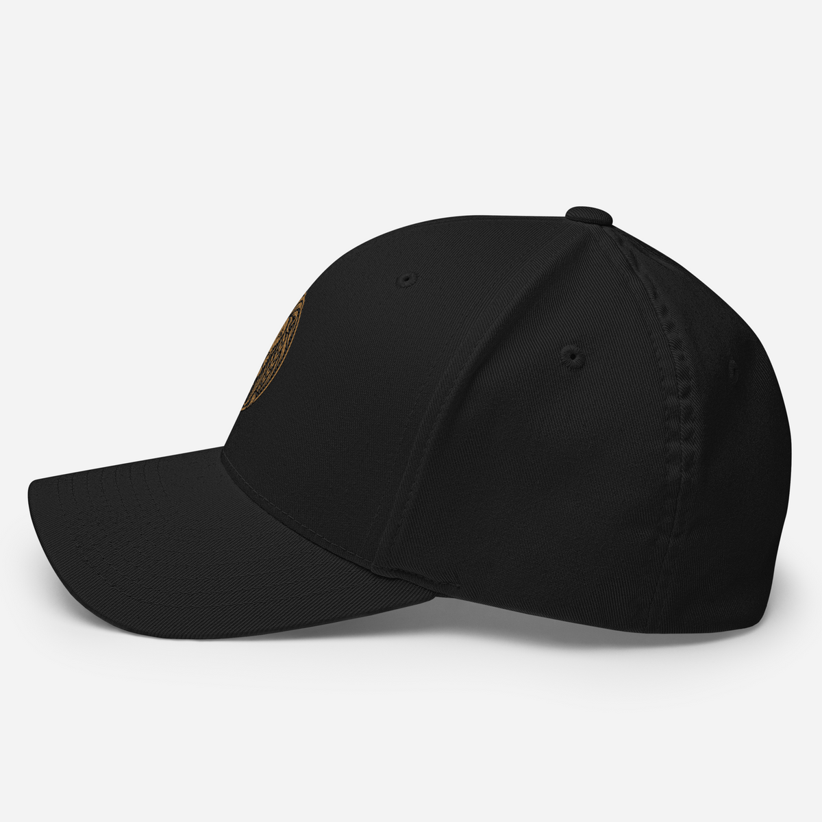 The Crown Fitted — Luxury Embroidered Cap