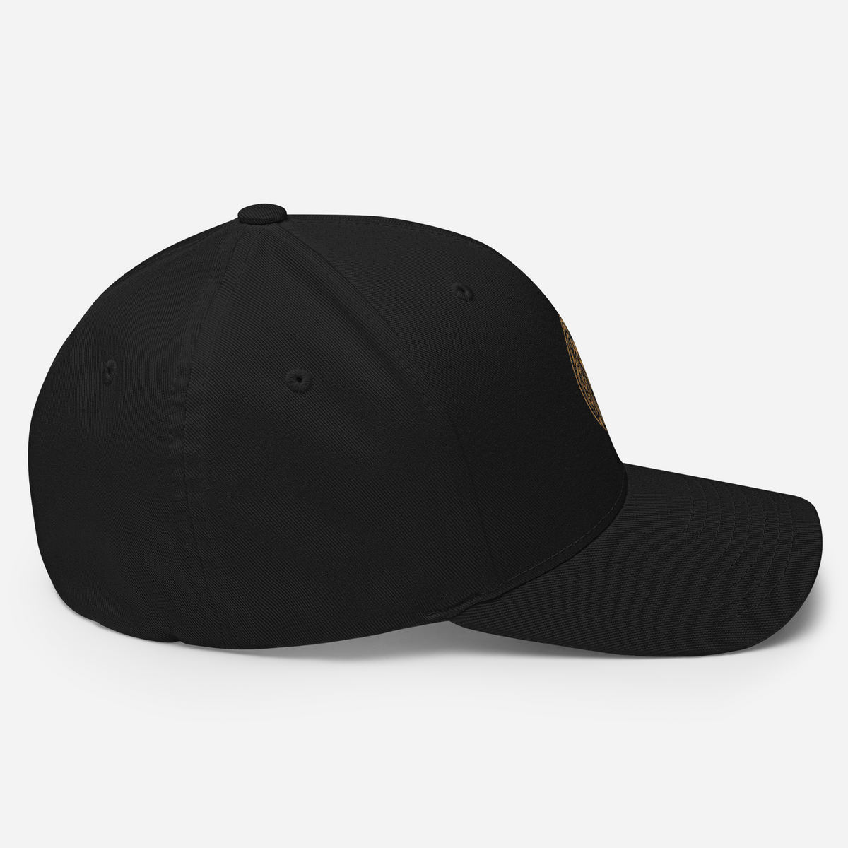 The Crown Fitted — Luxury Embroidered Cap