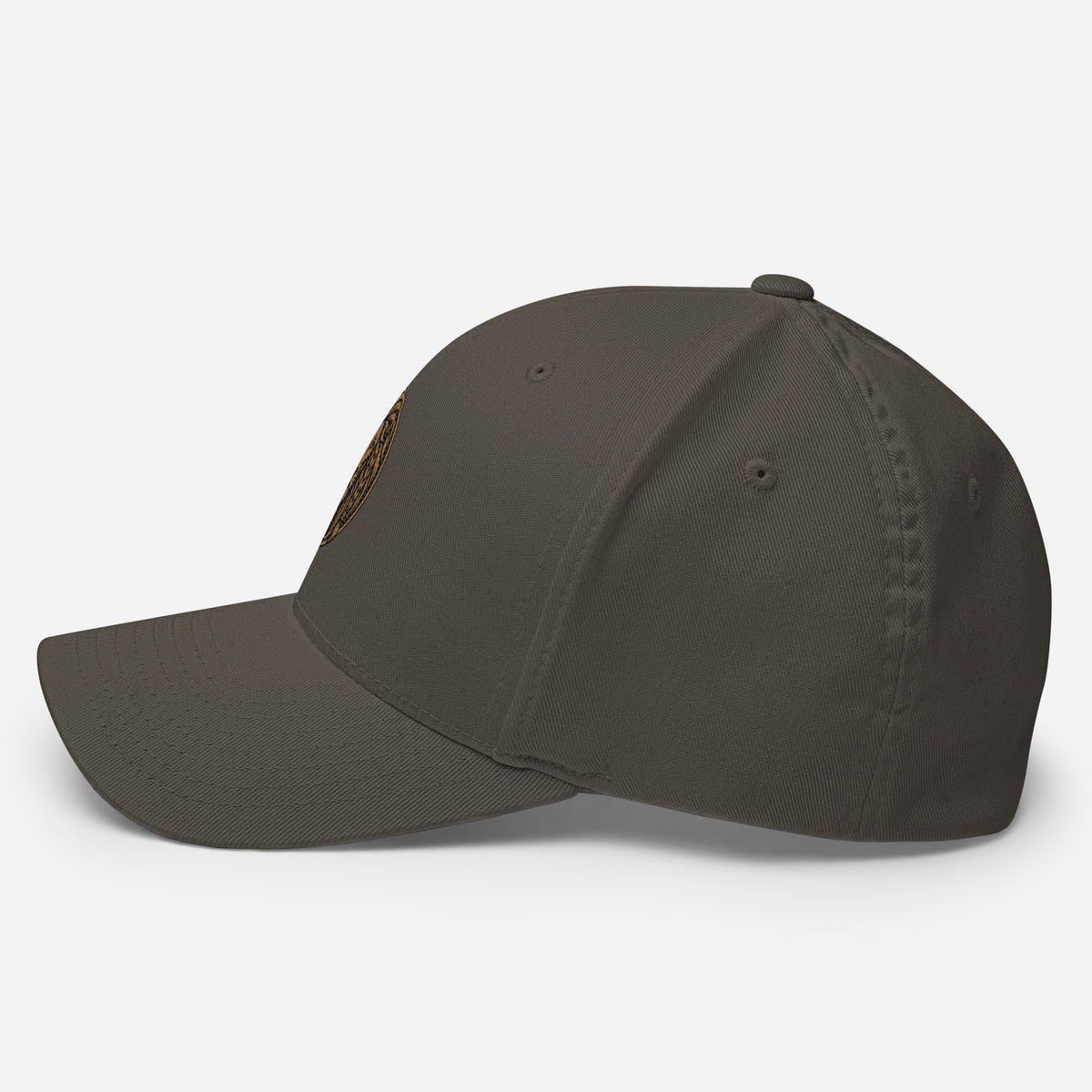 The Crown Fitted — Luxury Embroidered Cap