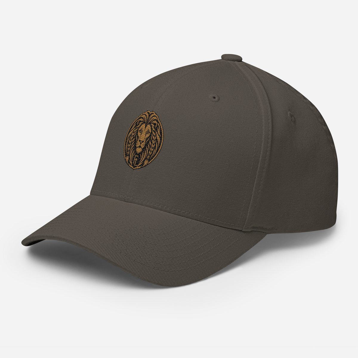 The Crown Fitted — Luxury Embroidered Cap