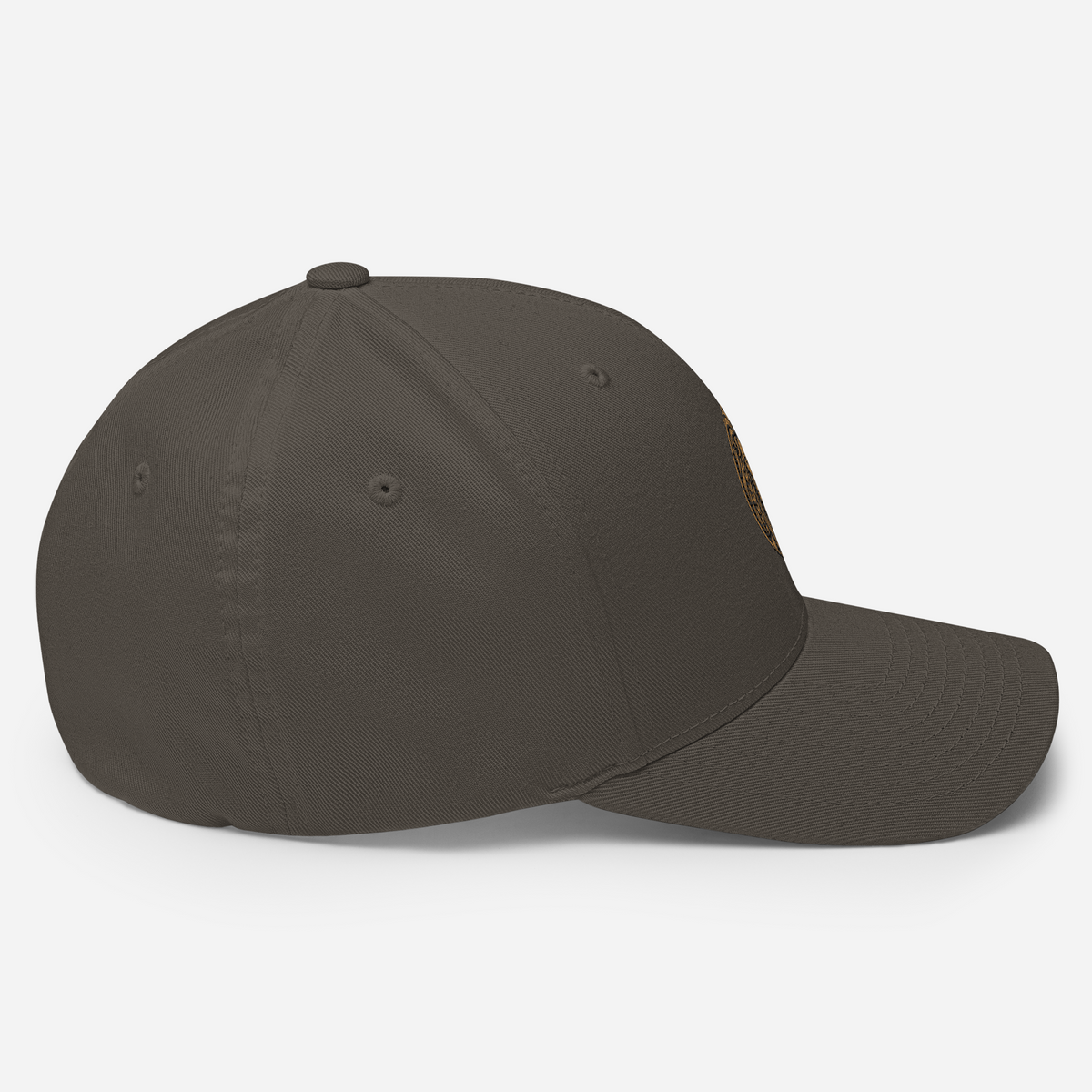 The Crown Fitted — Luxury Embroidered Cap