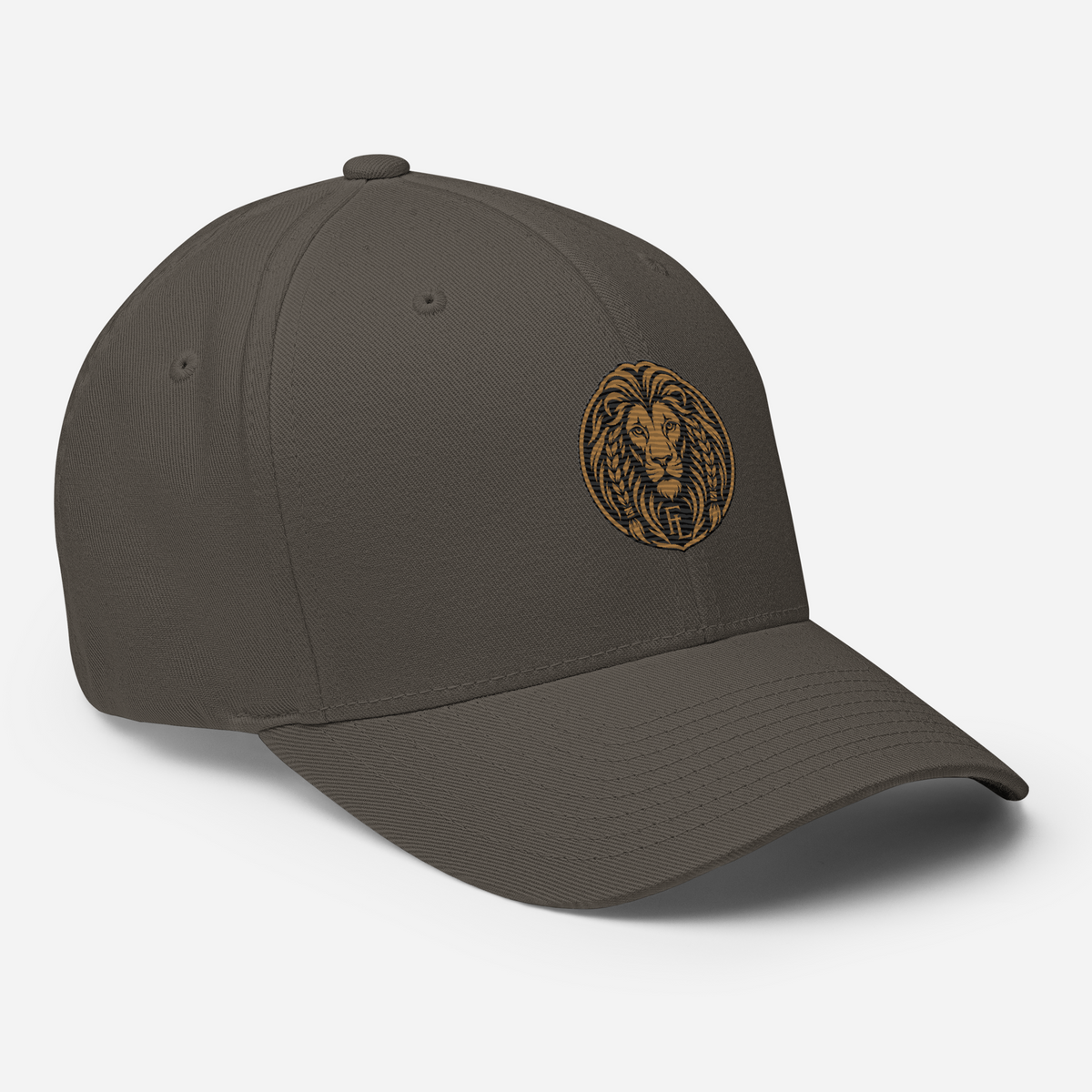 The Crown Fitted — Luxury Embroidered Cap