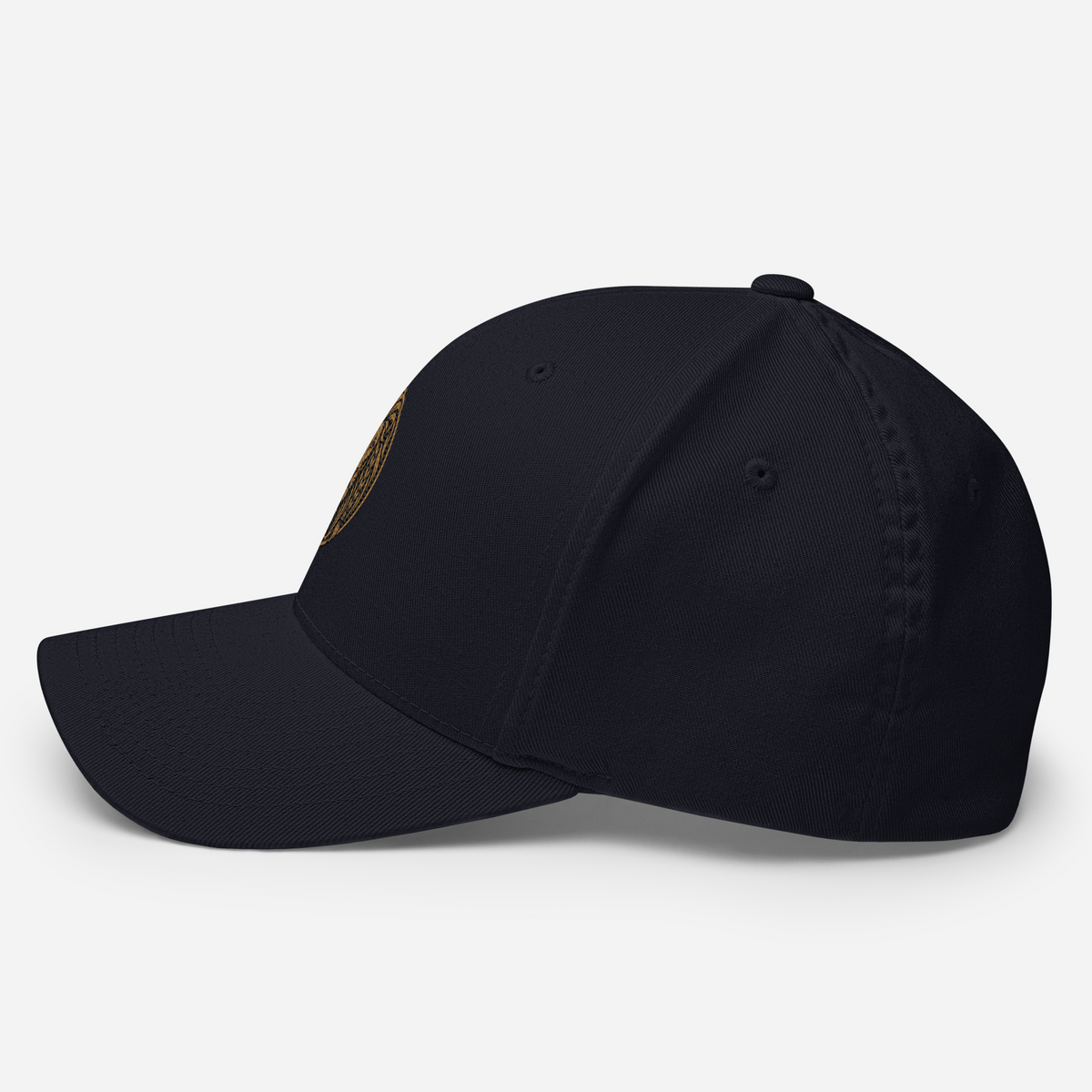 The Crown Fitted — Luxury Embroidered Cap