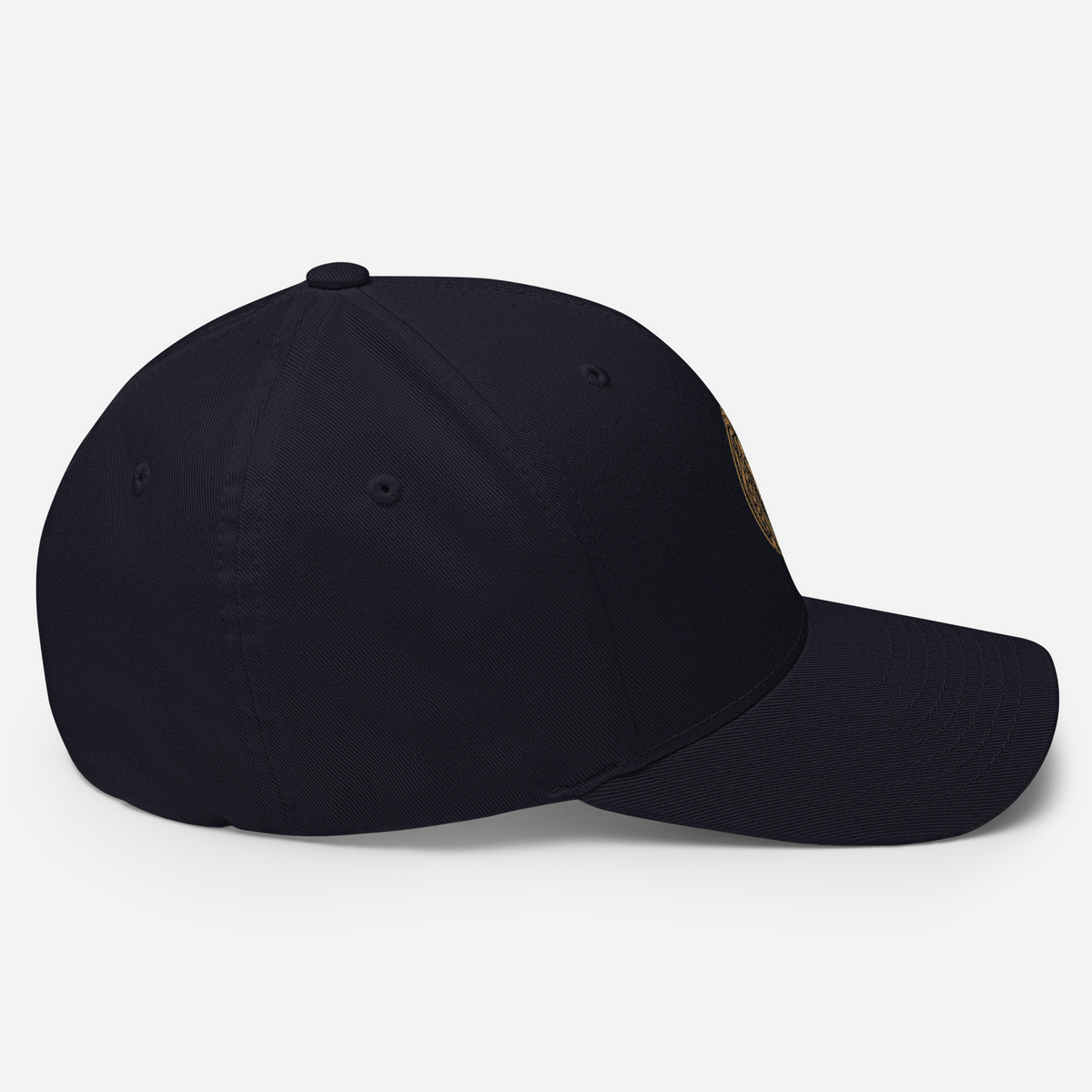 The Crown Fitted — Luxury Embroidered Cap