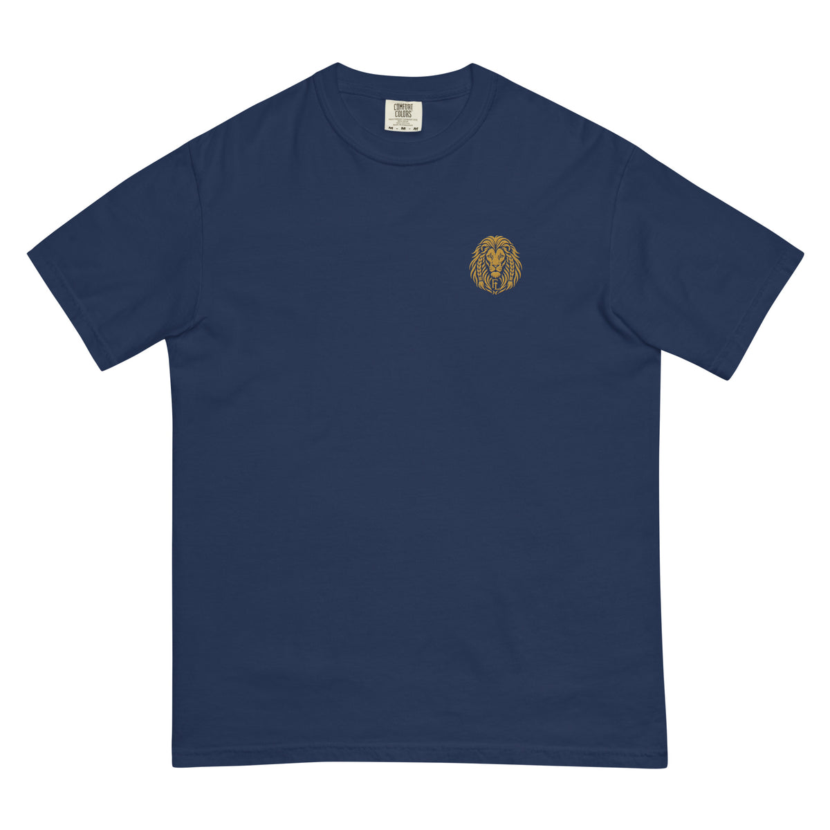 The Monarch Tee — Luxury Embroidered Heavyweight T-Shirt