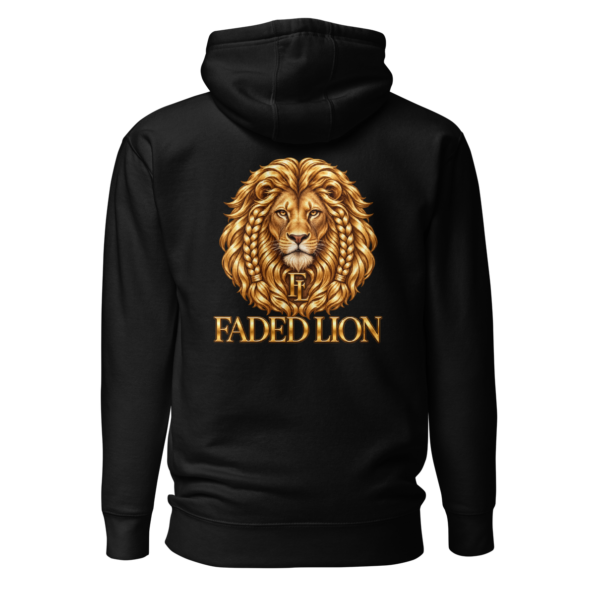 Faded Lion Signature Pullover Hoodie
