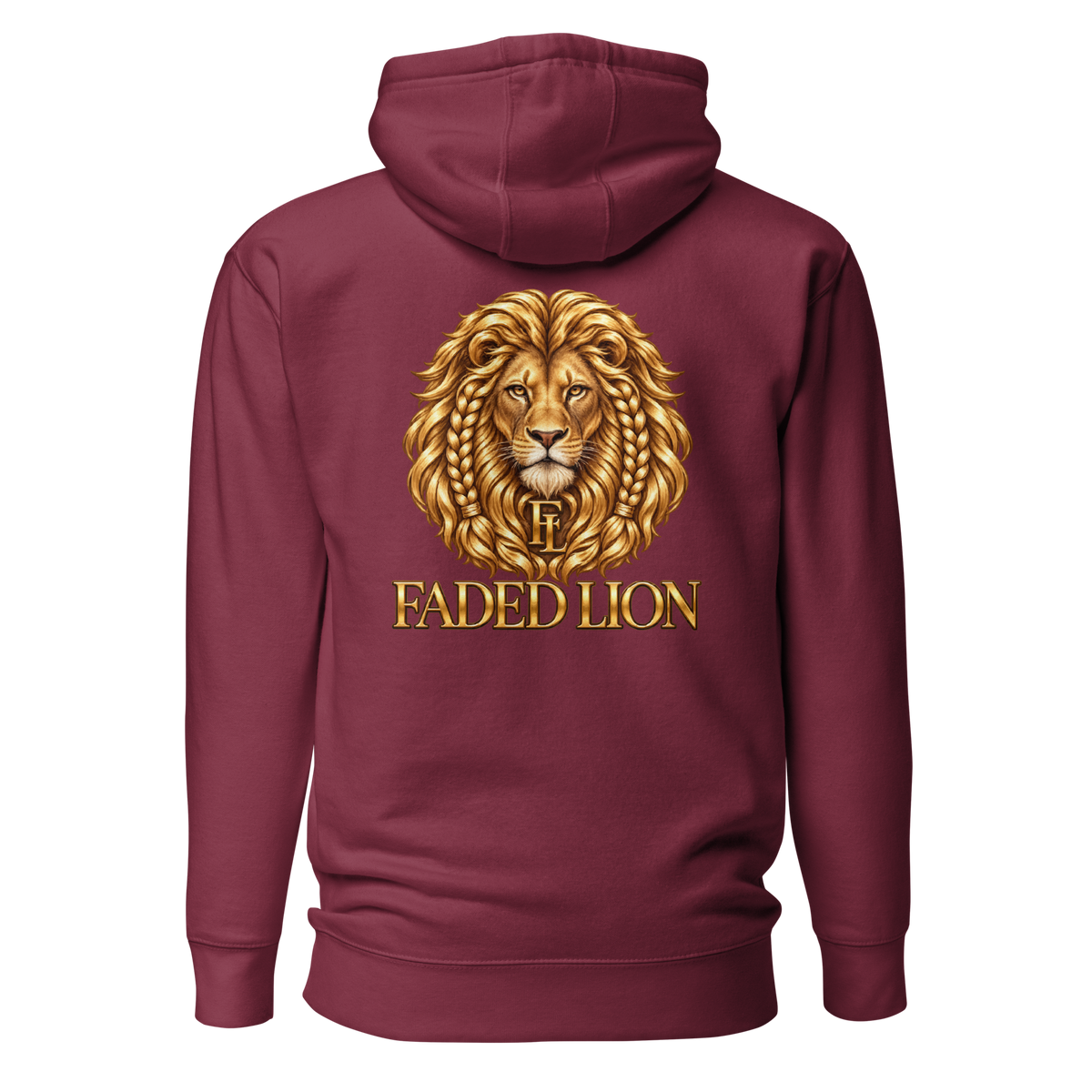 Faded Lion Signature Pullover Hoodie