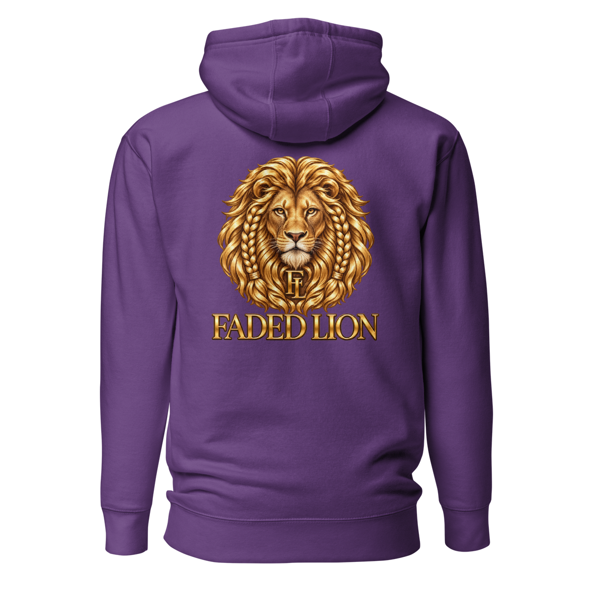Faded Lion Signature Pullover Hoodie
